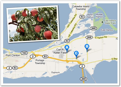 map of Berman Orchards